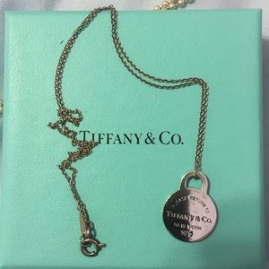 Round Tiffany & Co. Pendant Necklace